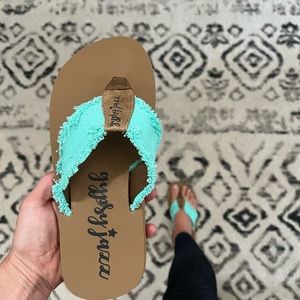 Gypsy jazz flip flops